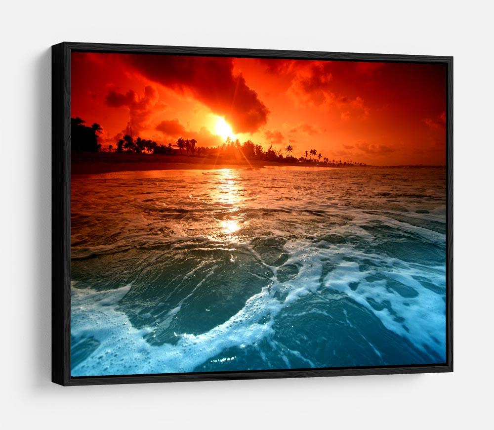 landscape ocean sunrice HD Metal Print