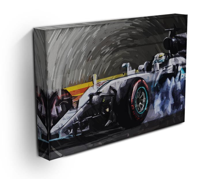 Lewis Hamilton Formula 1 Print - Canvas Art Rocks - 4