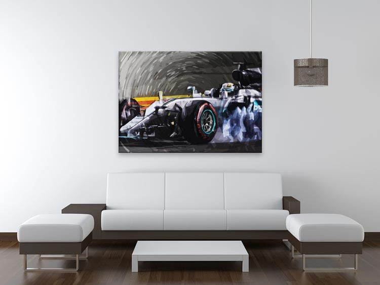 Lewis Hamilton Formula 1 Print - Canvas Art Rocks - 3