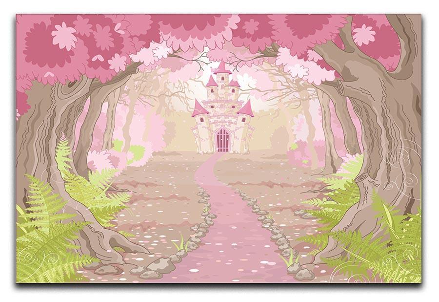 magic fairy tale princess castle Canvas Print or Poster  - Canvas Art Rocks - 1