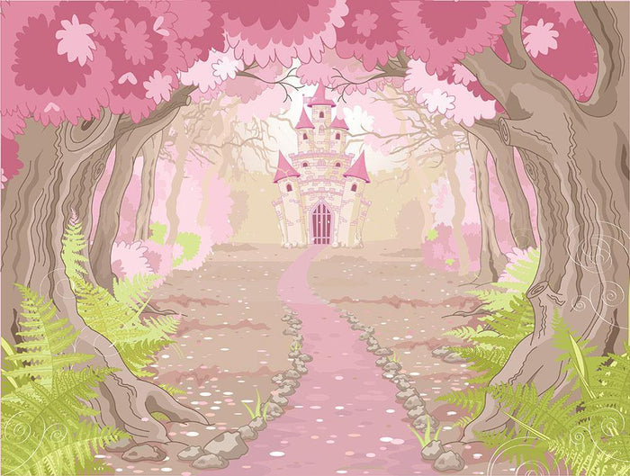 magic fairy tale princess castle Wall Mural Wallpaper