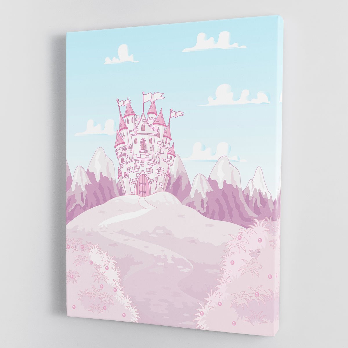 magic princess castle Canvas Print or Poster