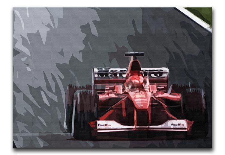 Michael Schumacher Formula 1 Print - Canvas Art Rocks - 1