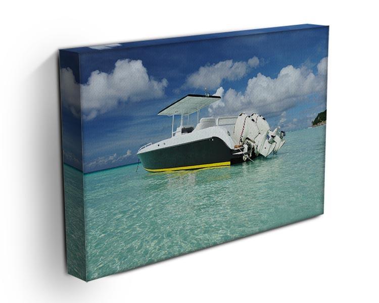 motor boat at Boracay island Canvas Print or Poster - Canvas Art Rocks - 3