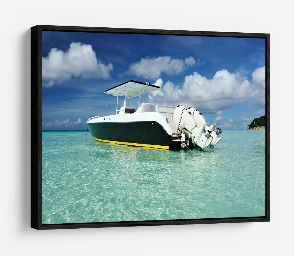 motor boat at Boracay island HD Metal Print