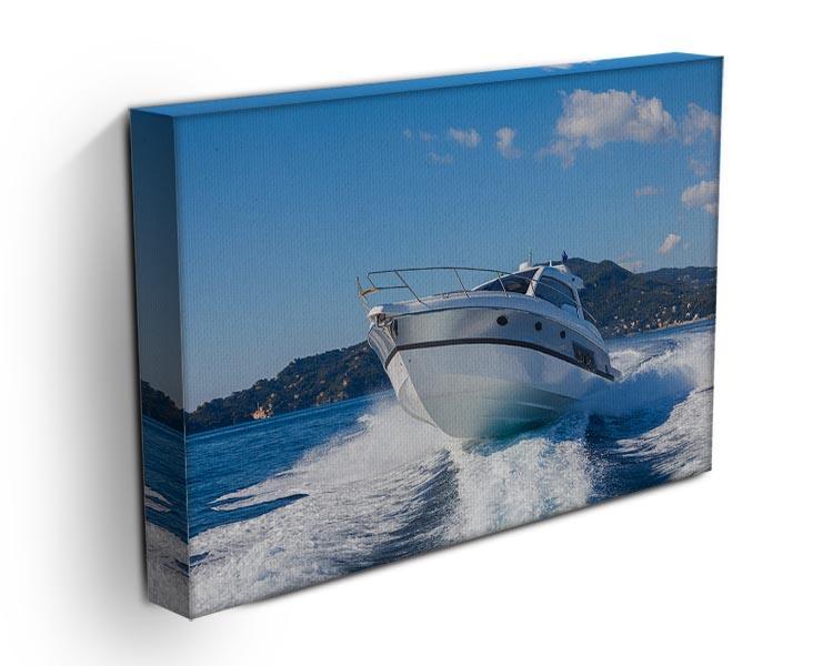 motor boat yachts Italy Canvas Print or Poster - Canvas Art Rocks - 3