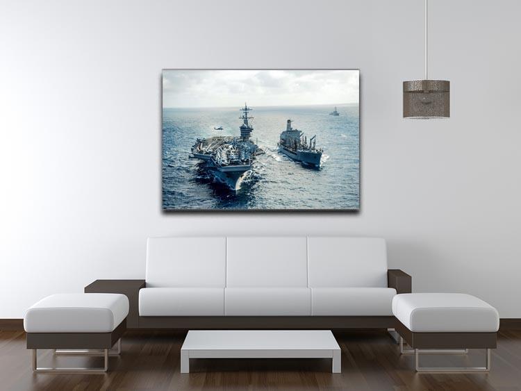 navy crossing the ocean Canvas Print or Poster - Canvas Art Rocks - 4