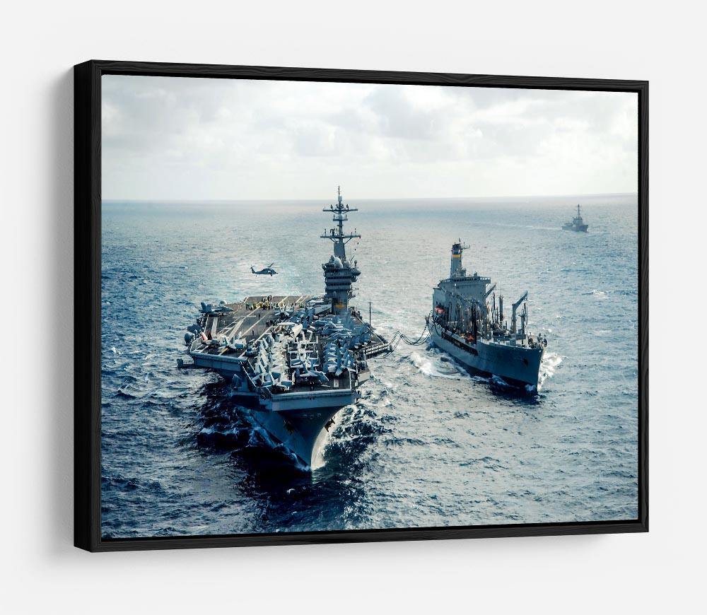 navy crossing the ocean HD Metal Print