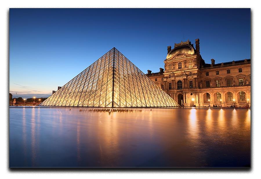 night scene of the Louvre Museum Canvas Print or Poster  - Canvas Art Rocks - 1