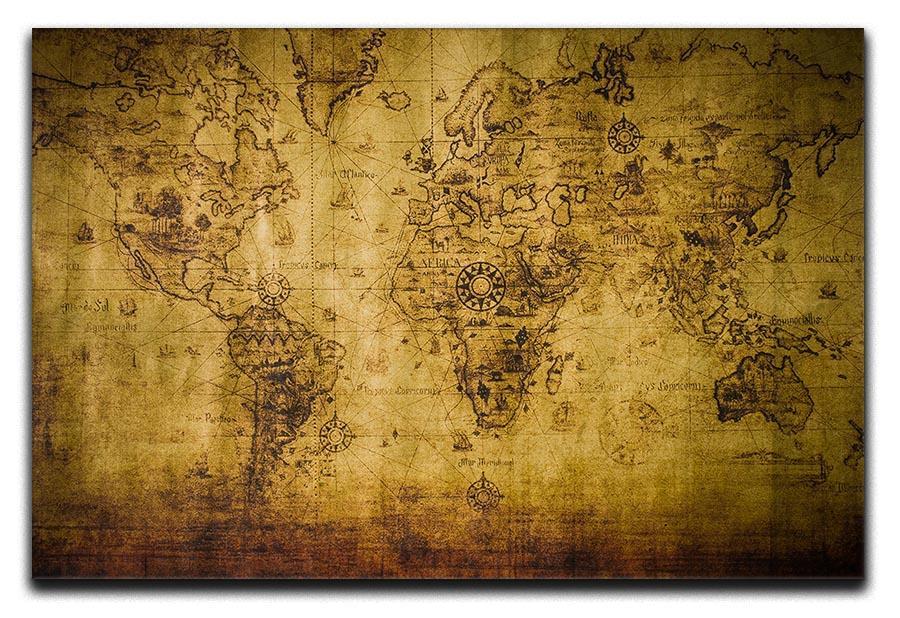 old map Canvas Print or Poster  - Canvas Art Rocks - 1