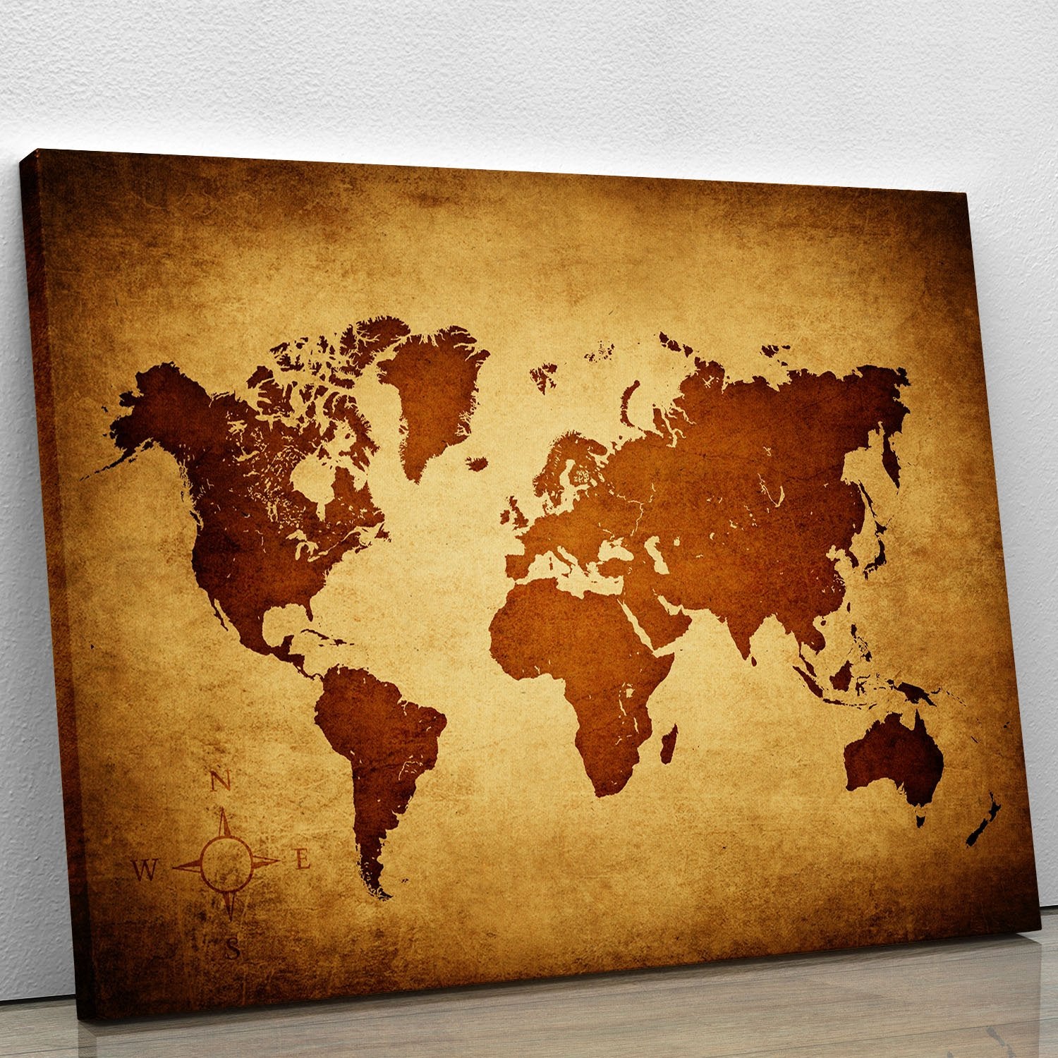 old map of the world Canvas Print or Poster