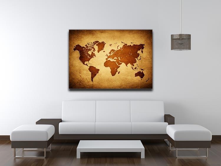 old map of the world Canvas Print or Poster - Canvas Art Rocks - 4