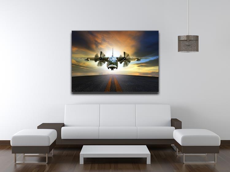old military container plane Canvas Print or Poster - Canvas Art Rocks - 4