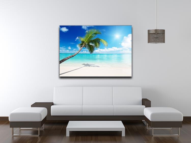 palm and beach Canvas Print or Poster - Canvas Art Rocks - 4