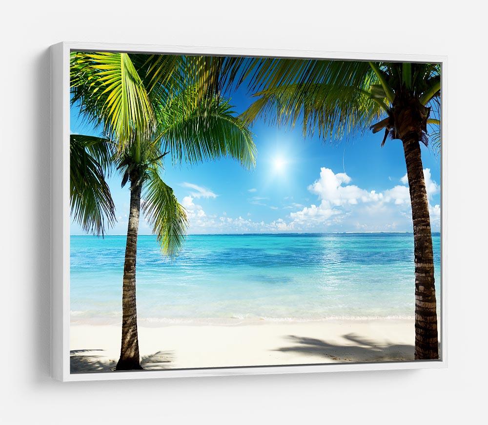 palms and beach HD Metal Print - Canvas Art Rocks - 7