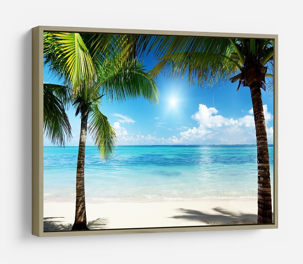 palms and beach HD Metal Print - Canvas Art Rocks - 8