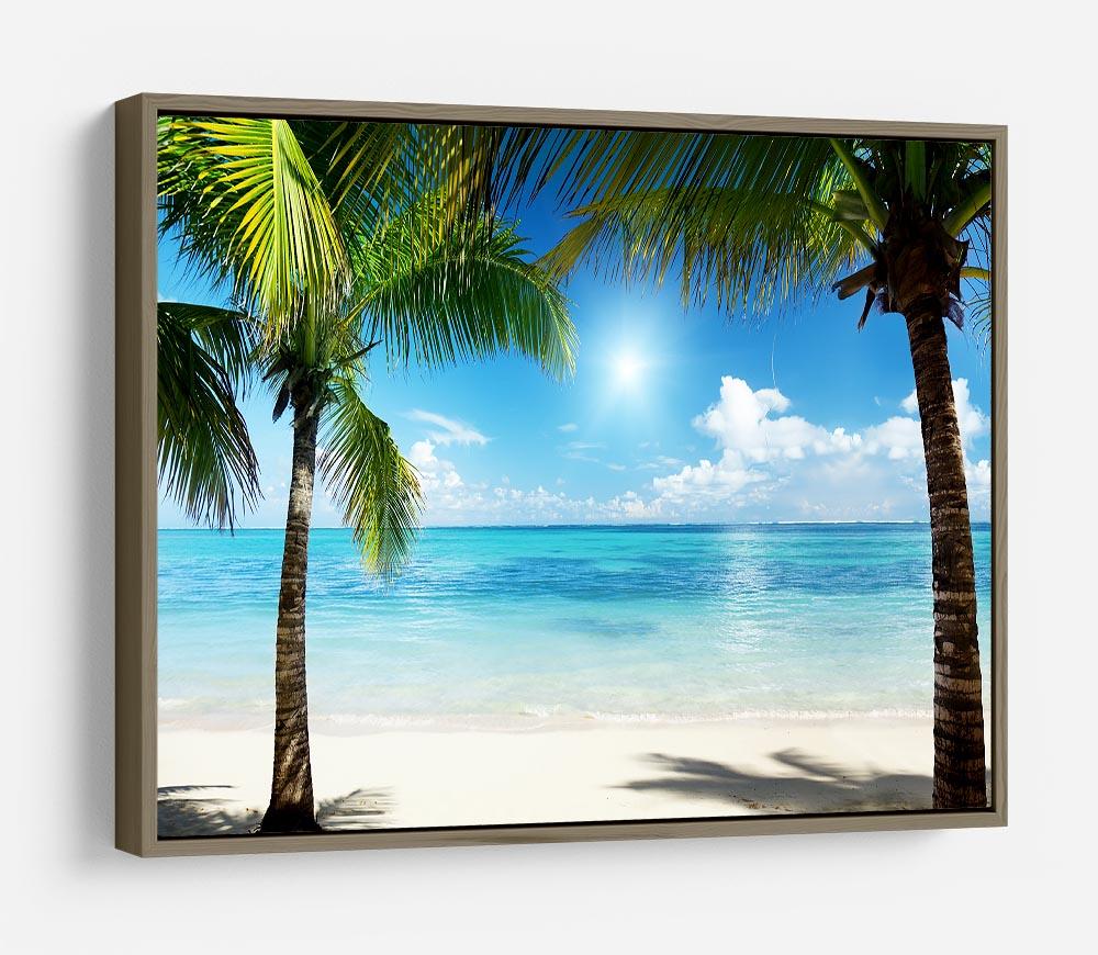 palms and beach HD Metal Print - Canvas Art Rocks - 10