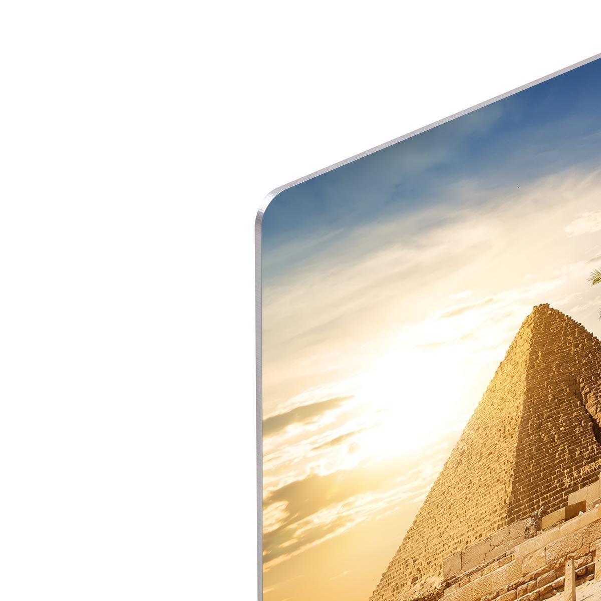 pyramid of Cheops HD Metal Print