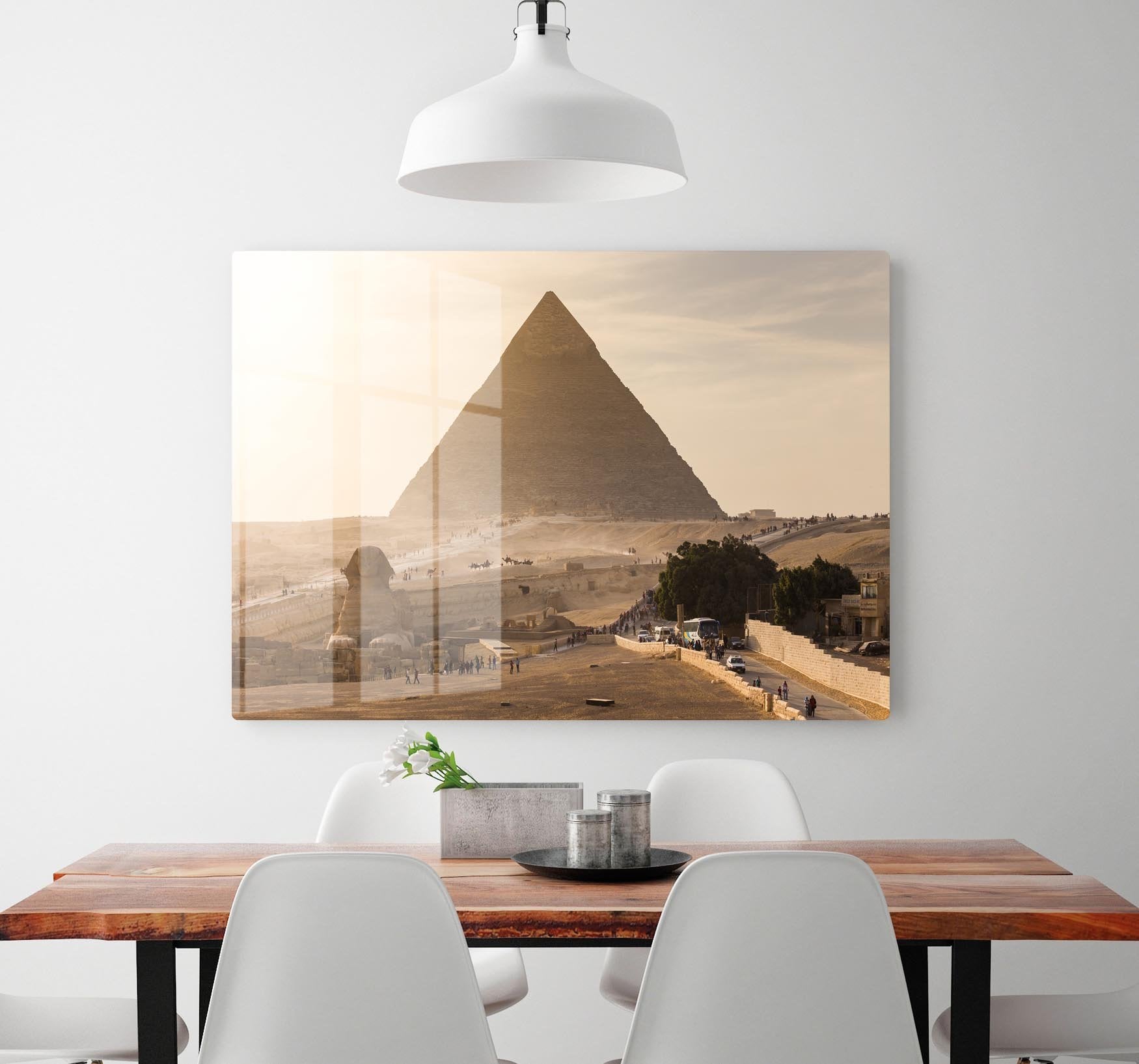 pyramid of Giza in Egypt HD Metal Print