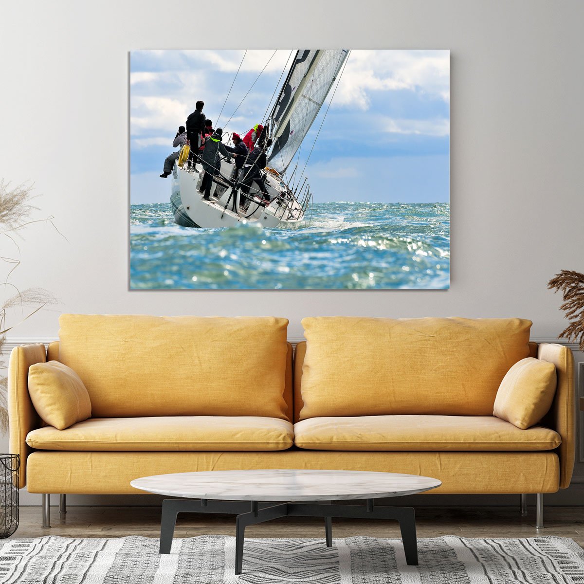 sailing crew Canvas Print or Poster