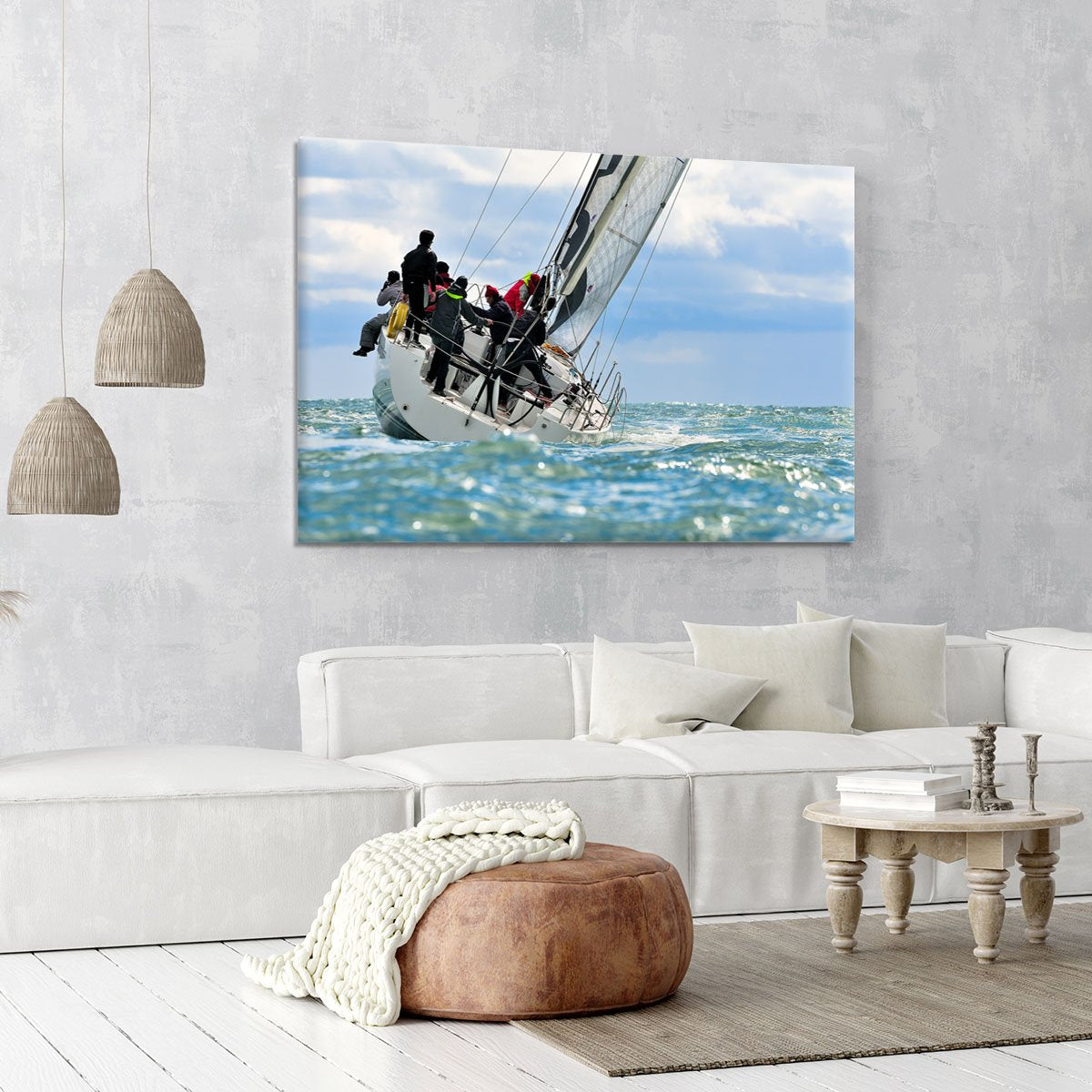 sailing crew Canvas Print or Poster