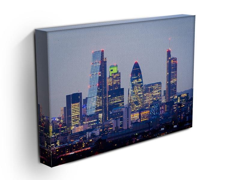skyline from Greenwich Canvas Print or Poster - Canvas Art Rocks - 3