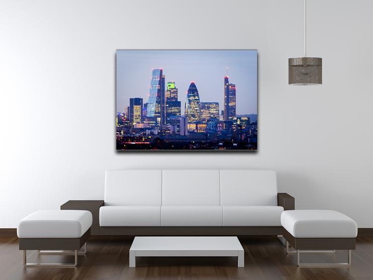 skyline from Greenwich Canvas Print or Poster - Canvas Art Rocks - 4