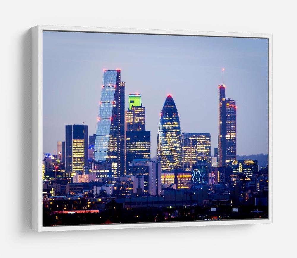 skyline from Greenwich HD Metal Print