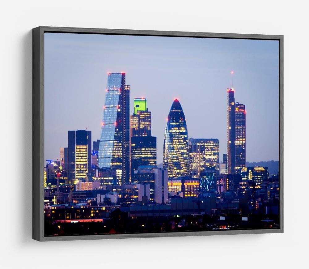 skyline from Greenwich HD Metal Print