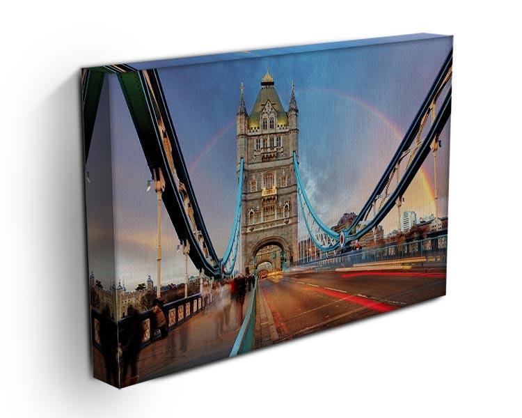 slow shutter speed Tower Bridge Canvas Print or Poster - Canvas Art Rocks - 3
