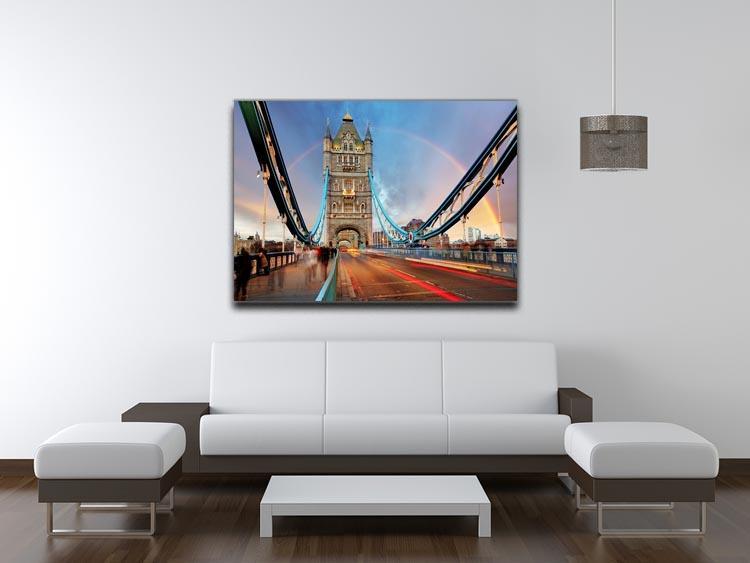 slow shutter speed Tower Bridge Canvas Print or Poster - Canvas Art Rocks - 4