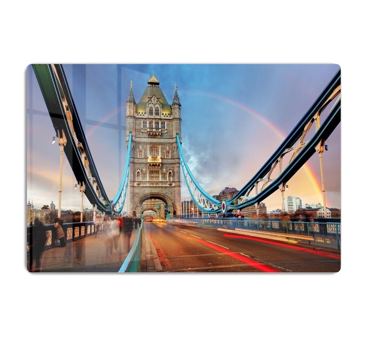 slow shutter speed Tower Bridge HD Metal Print