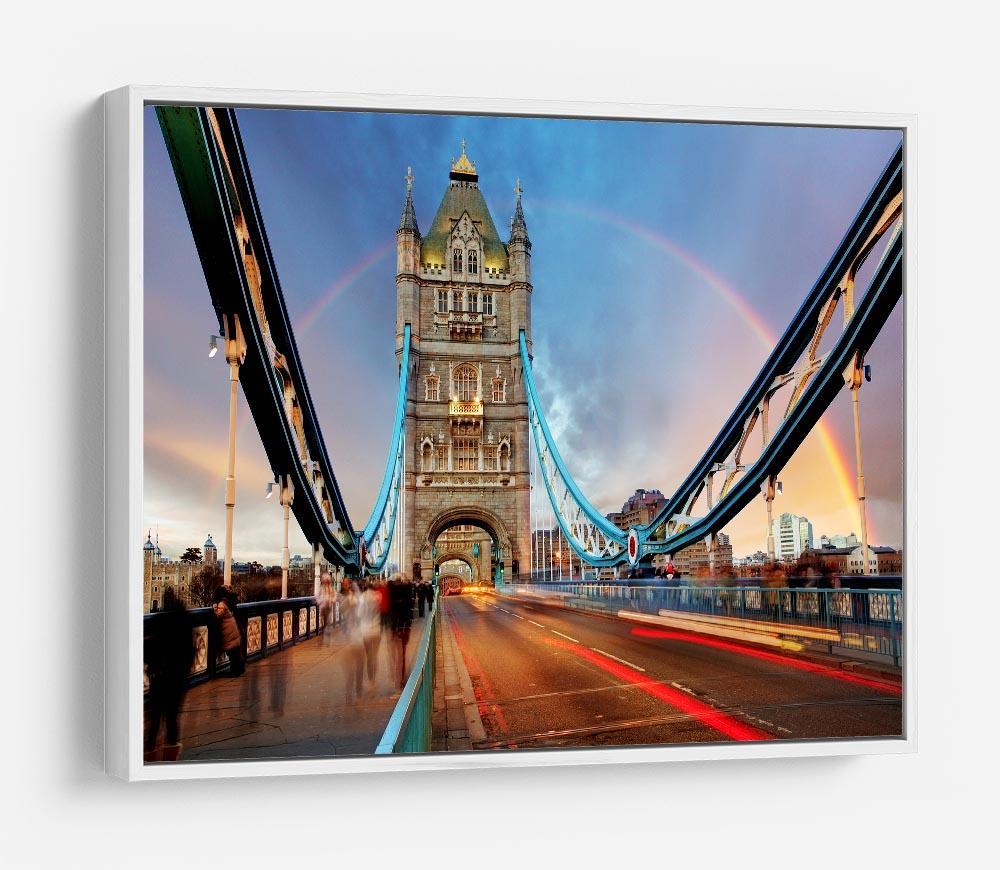 slow shutter speed Tower Bridge HD Metal Print