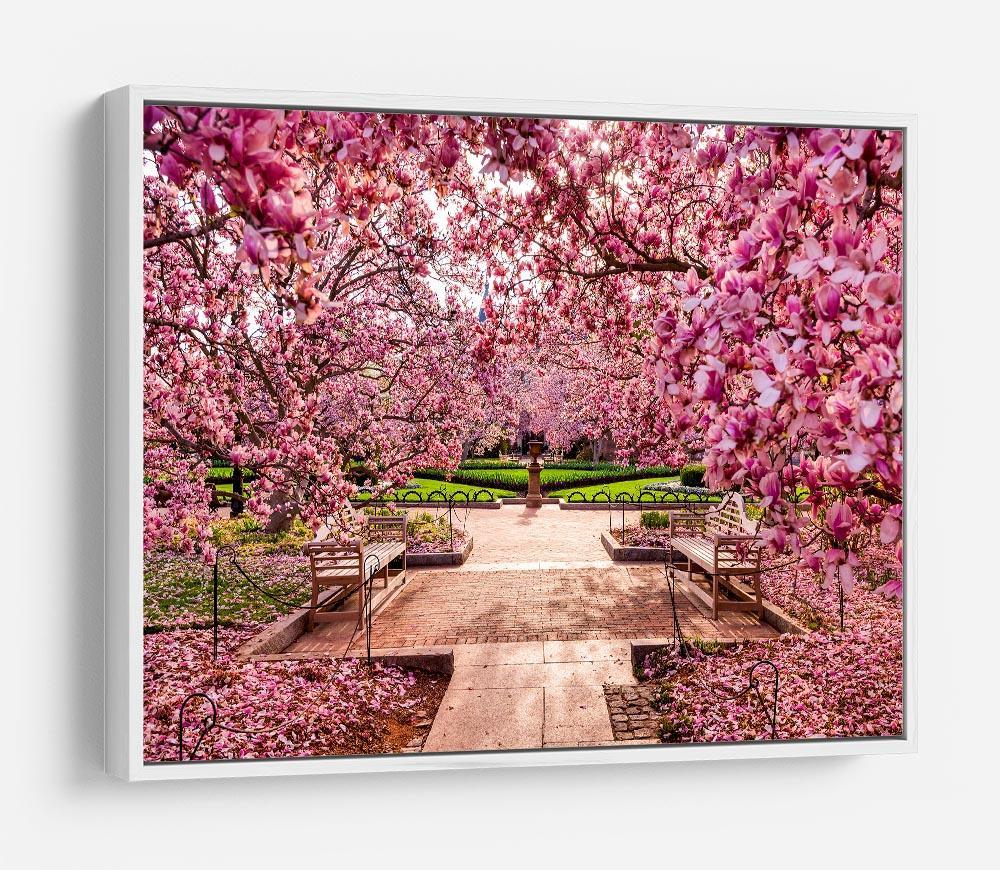 spring foliage near the National Mall HD Metal Print
