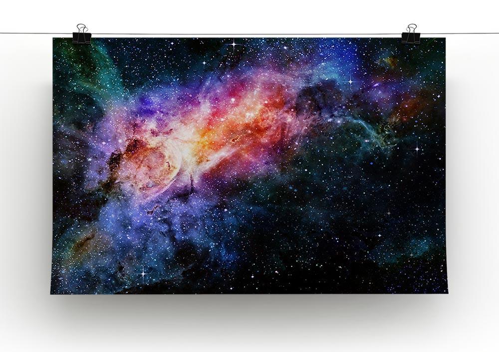 starry deep outer space nebula and galaxy Canvas Print or Poster - Canvas Art Rocks - 2