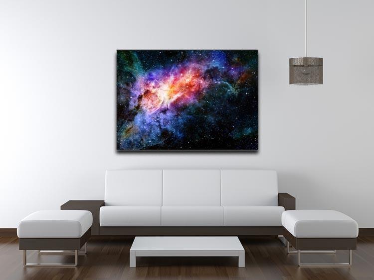 starry deep outer space nebula and galaxy Canvas Print or Poster - Canvas Art Rocks - 4