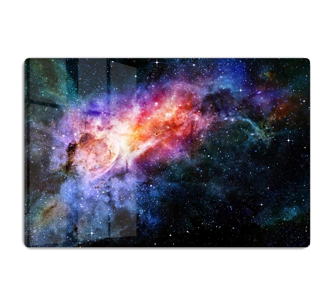 starry deep outer space nebula and galaxy HD Metal Print