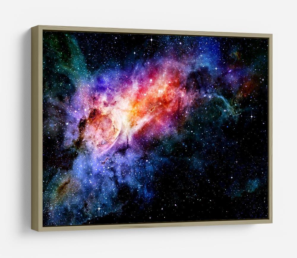 starry deep outer space nebula and galaxy HD Metal Print