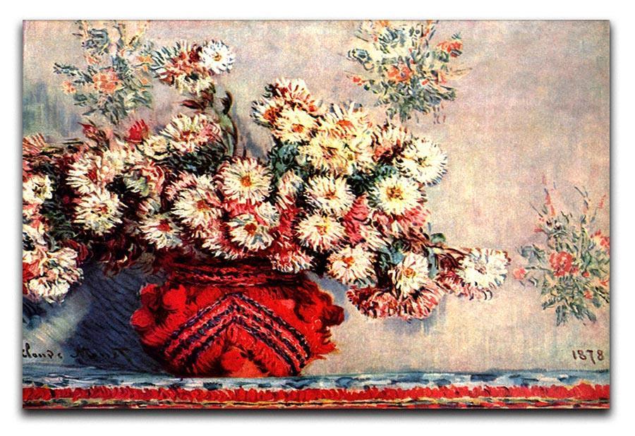 still life chrysanthemums Canvas Print & Poster  - Canvas Art Rocks - 1