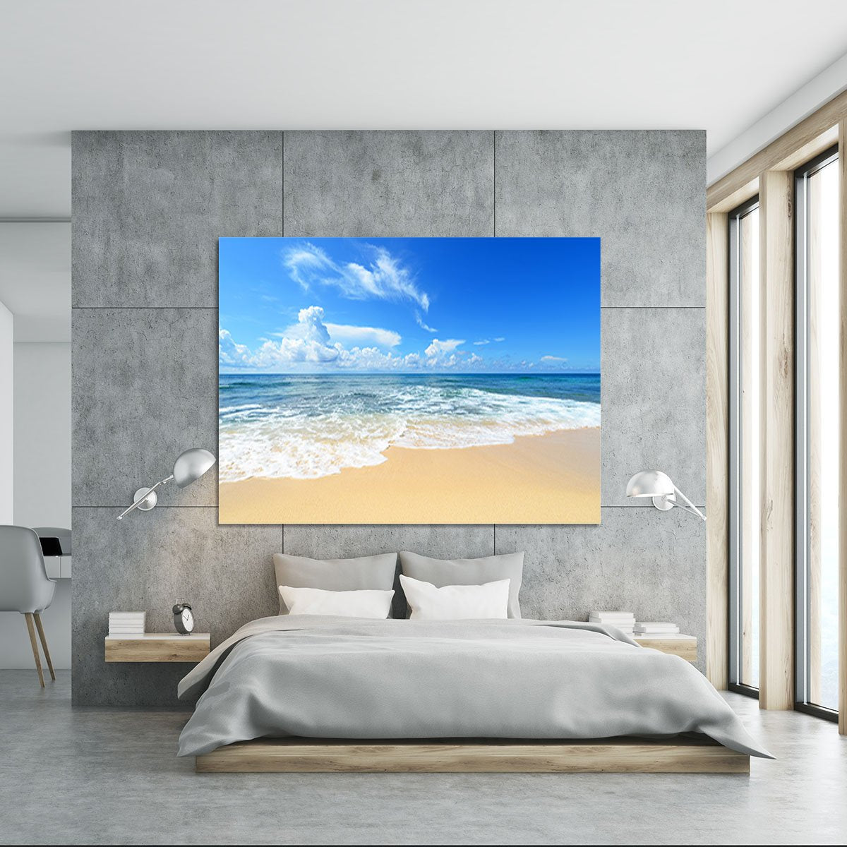 summer sky of Okinawa Canvas Print or Poster