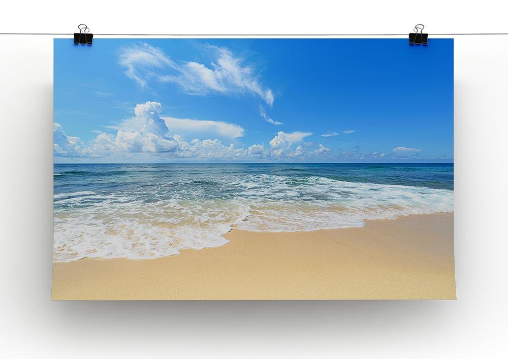 summer sky of Okinawa Canvas Print or Poster - Canvas Art Rocks - 2