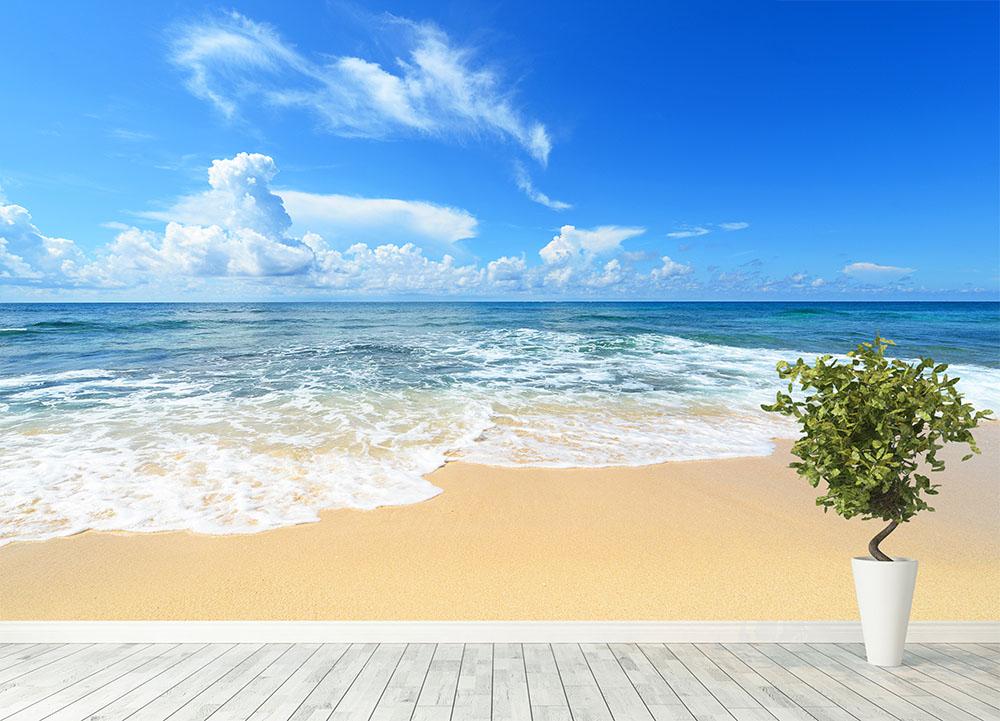 summer sky of Okinawa Wall Mural Wallpaper - Canvas Art Rocks - 4