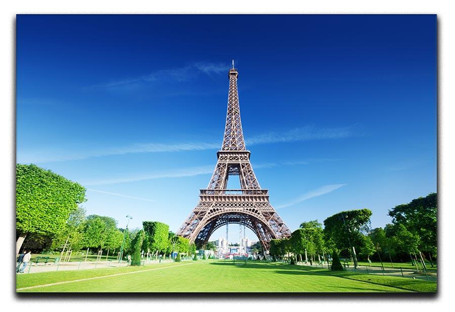 sunny morning and Eiffel Tower Canvas Print or Poster  - Canvas Art Rocks - 1