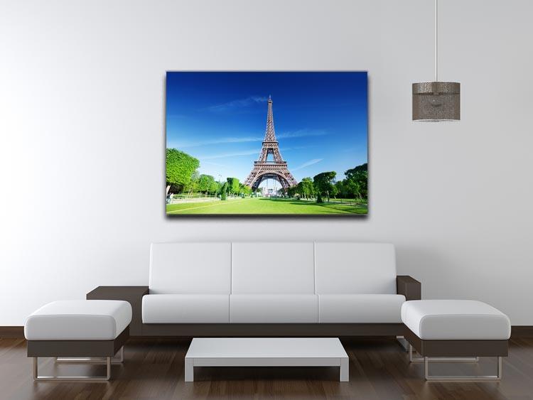 sunny morning and Eiffel Tower Canvas Print or Poster - Canvas Art Rocks - 4