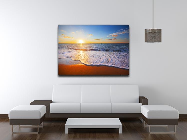 sunset and sea Canvas Print or Poster - Canvas Art Rocks - 4