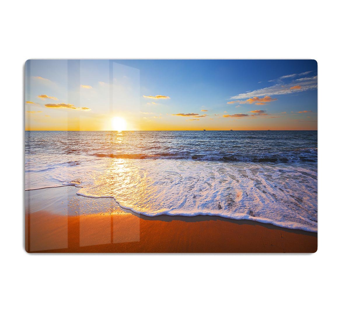 sunset and sea HD Metal Print - Canvas Art Rocks - 1