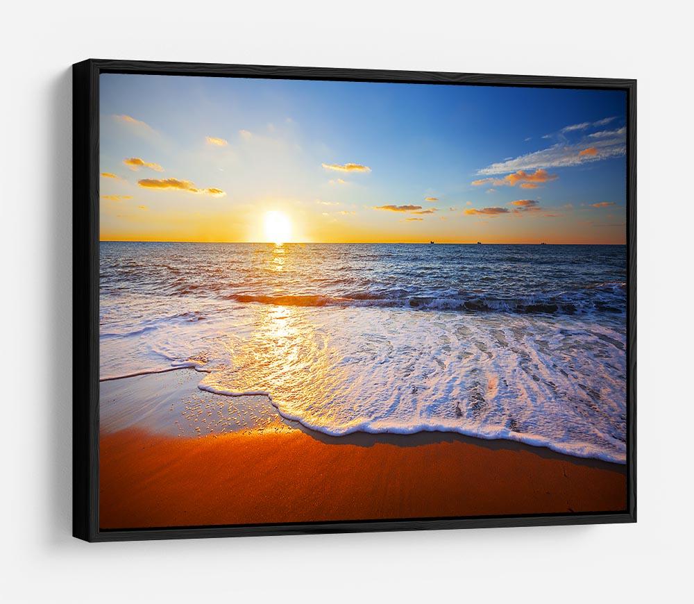 sunset and sea HD Metal Print - Canvas Art Rocks - 6