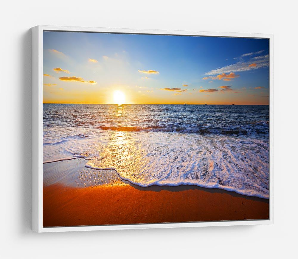 sunset and sea HD Metal Print - Canvas Art Rocks - 7