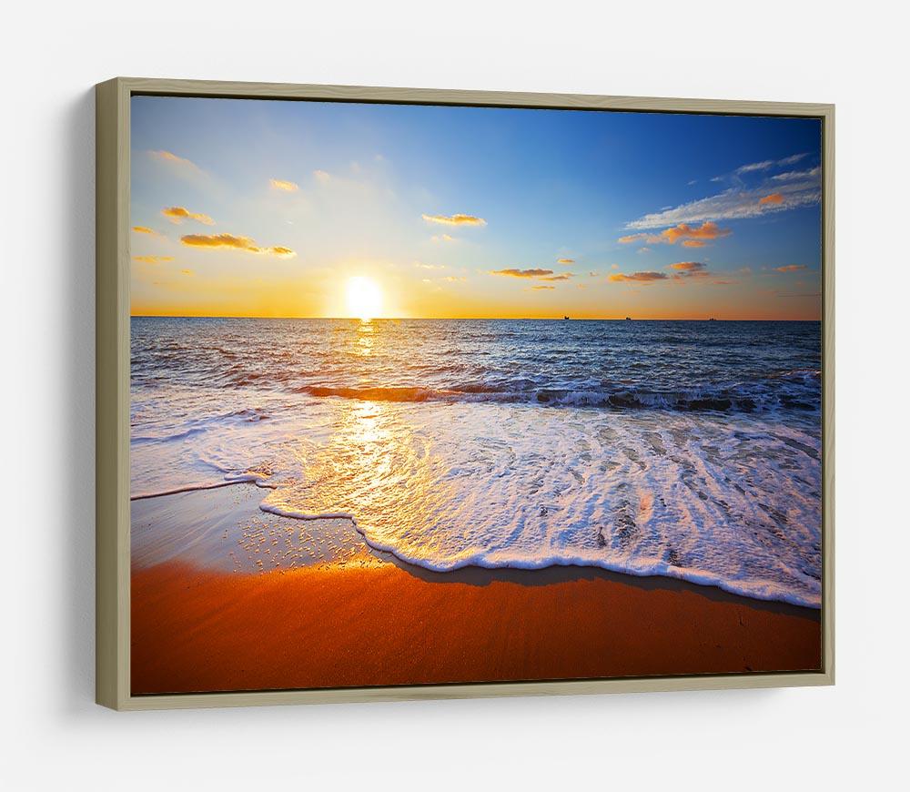sunset and sea HD Metal Print - Canvas Art Rocks - 8