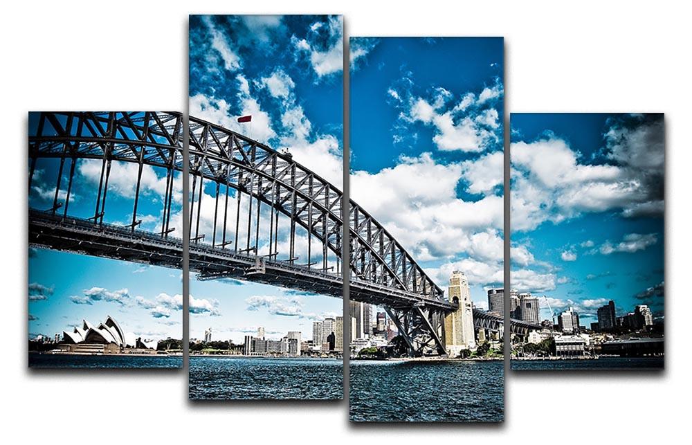 the bridge 4 Split Panel Canvas  - Canvas Art Rocks - 1